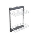 Side Pull Out Basket With Undermount Soft Close (Chrome)