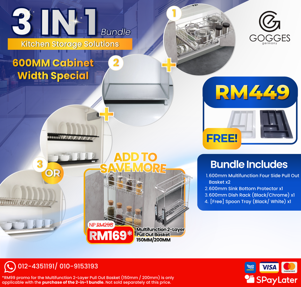 3 IN 1 Bundle - Kitchen Storage Special