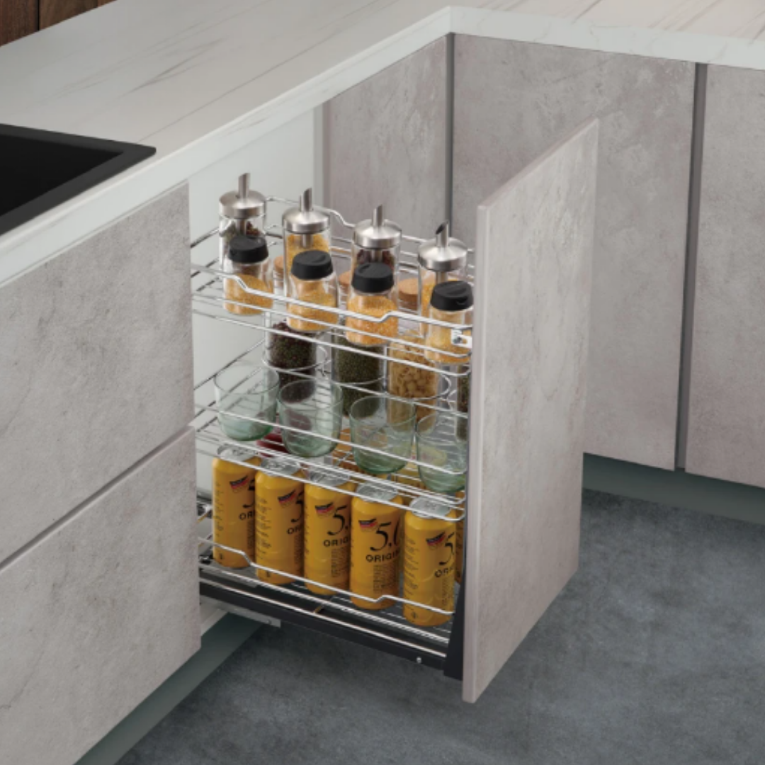 Multifunction 3 Layer Pull Out Basket (SUS 304)