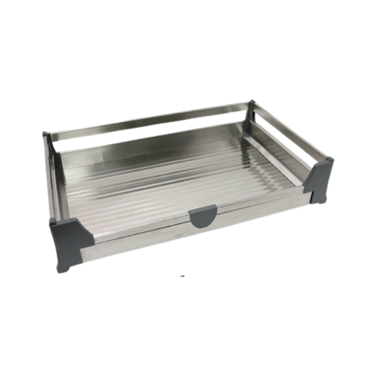Four Side Pull Out Pot Basket (Luxury Stainless Steel)