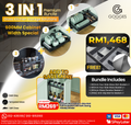 3 in 1 Premium Bundle - Glass Kitchen Storage