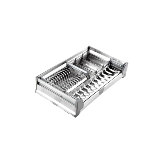Four Side Multi Function Pull Out Basket (Luxury Stainless Steel)