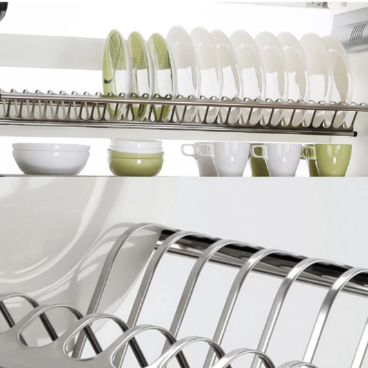 Dish Rack - Brushed Nickel (Luxury Stainless Steel)