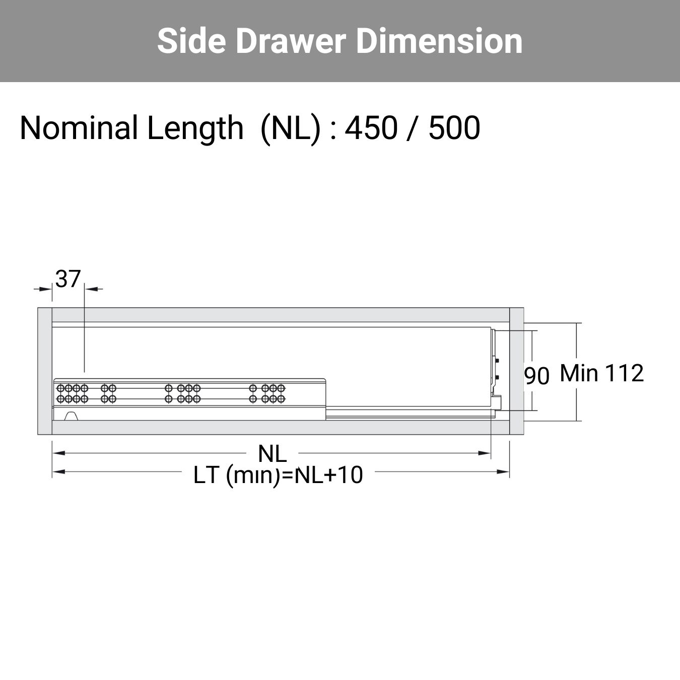GSI1 Inner Standard Drawer