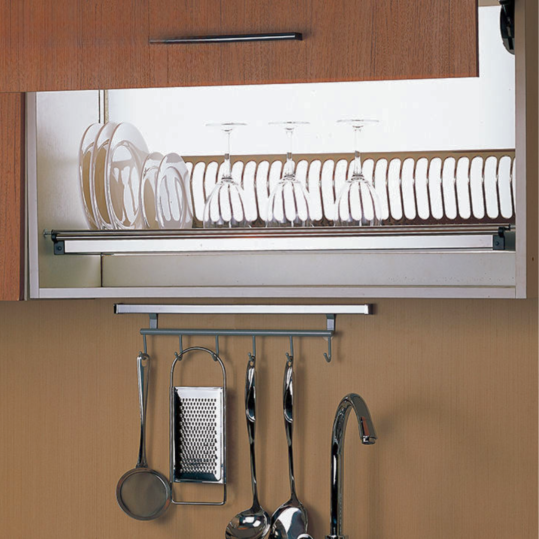 L-Shaped Dish Rack - Single Layer