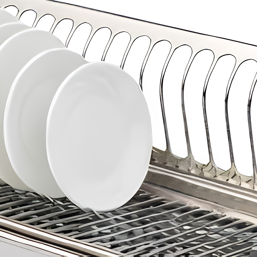 L-Shaped Dish Rack - Single Layer