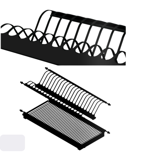 Dish Rack - Black (Luxury Stainless Steel)