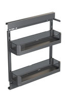 Side Mounted Pull Out Basket With Undermount Soft Closing Slide
