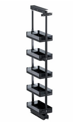 Tall Unit Pull Out Basket with Soft Closing Slide