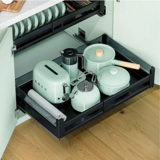 Four Side Pull Out Basket With Undermount Soft Closing Slide