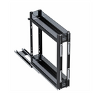 Two Layer Bottom Mounted Pull Out Basket With Undermount Soft Closing Slide