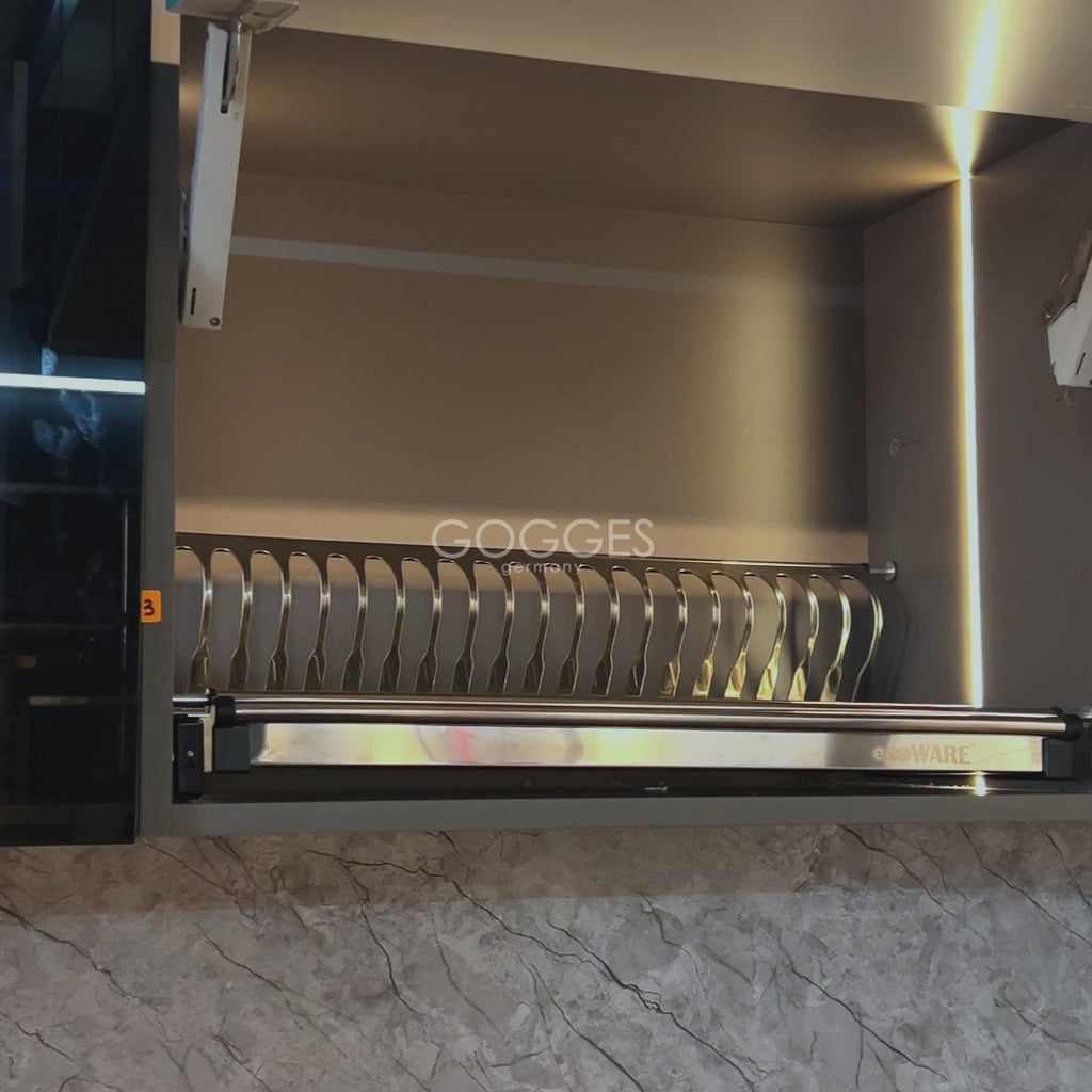 L-Shaped Dish Rack - Single Layer