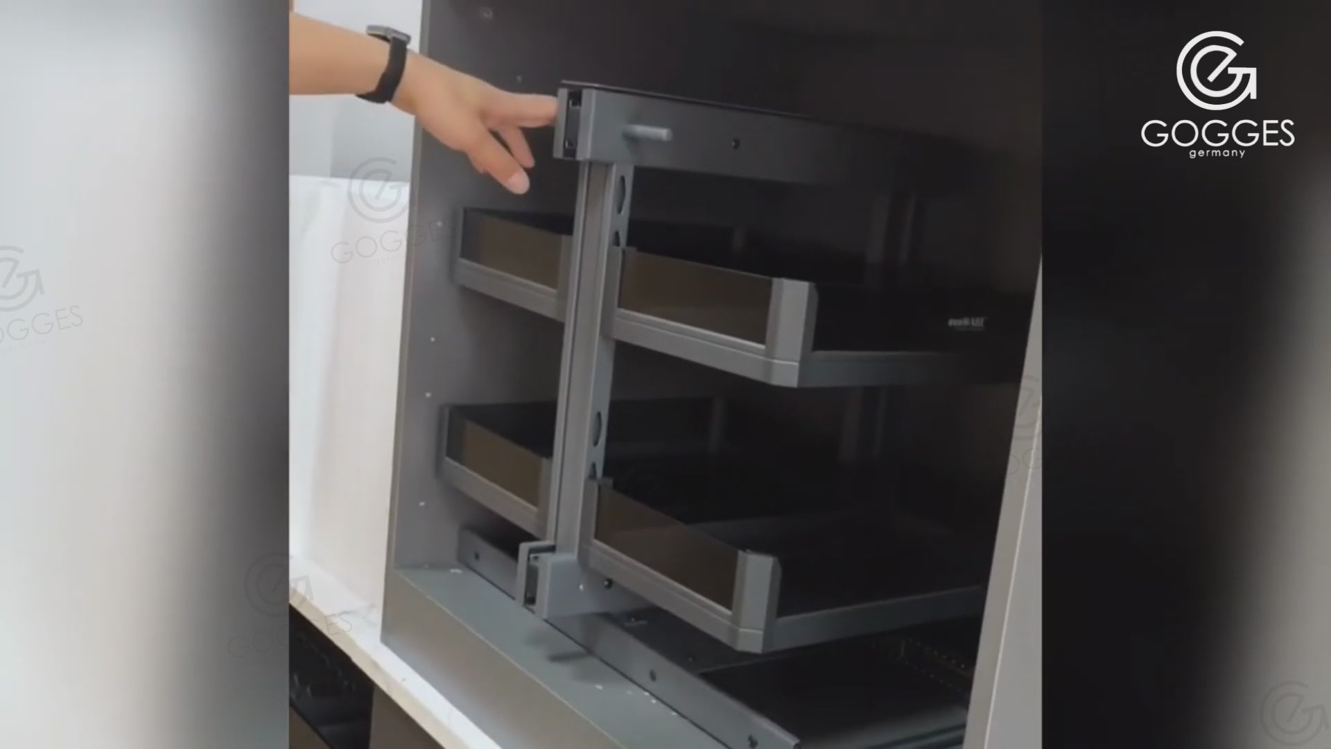 Magic Corner Basket with Soft Closing Slide